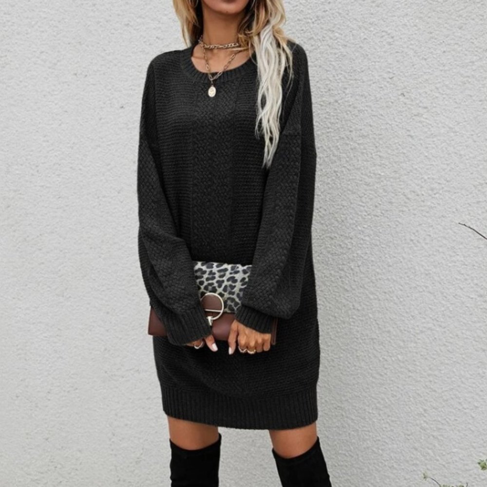 Black Sweater Dress